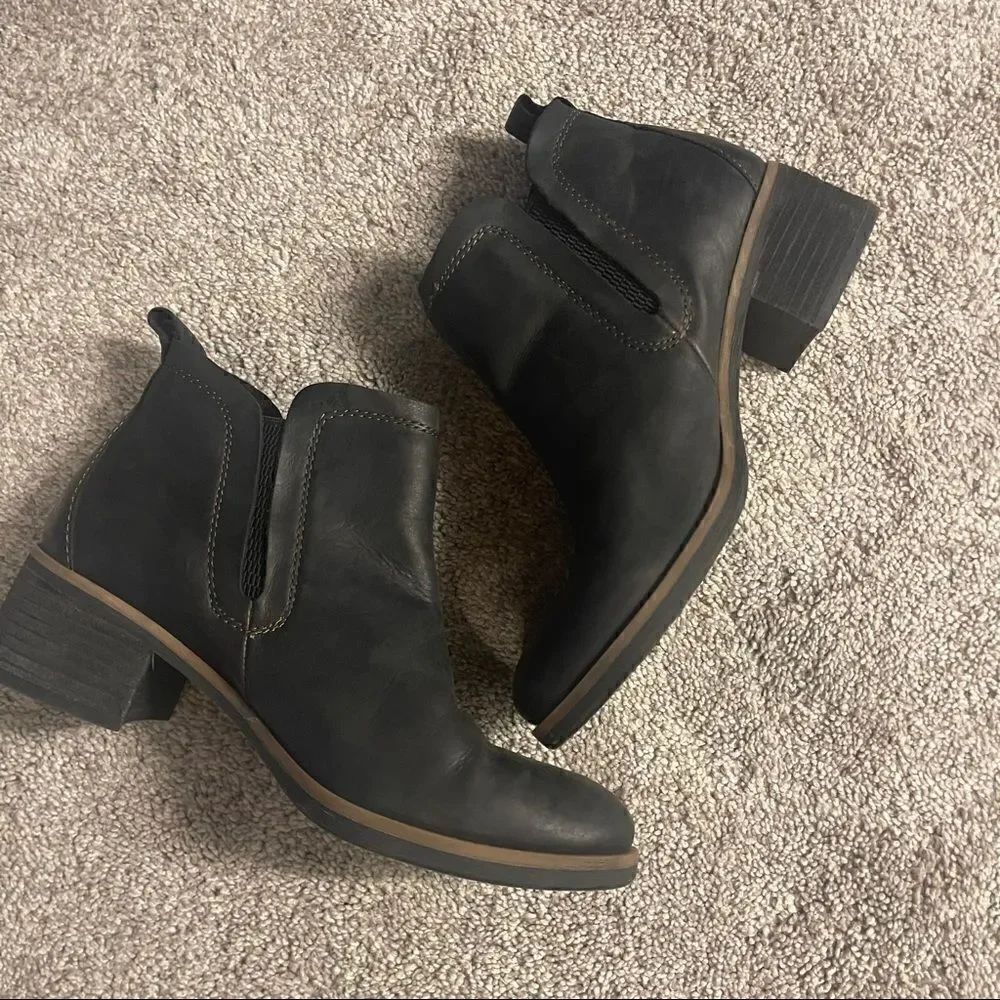 Kork-Ease Tea leather heeled ankle boots Size 6m